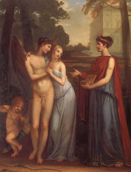 Pompeo Batoni Hercules Between Love and Wisdom oil painting image
